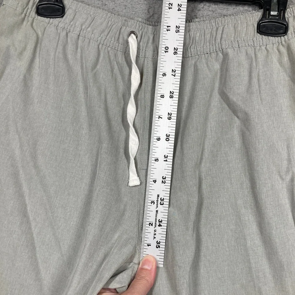 Trunks Surf & Swim Co Hybrid Shorts Mens Med Grey Elastic‎ Drawstring Mesh Line